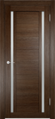 Межкомнатная дверь Берлин 06 ДО / Цвет Дуб табак / Остекление "Сатинато" / Двери Верда