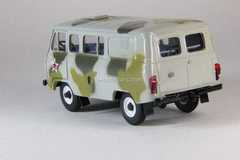 UAZ-39099 grey camouflage with star Agat Mossar Tantal 1:43