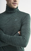 Утеплённая беговая рубашка Craft Fuseknit Comfort Green мужская