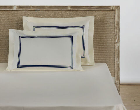 Наволочки 2шт 50х70 L'appartement Toscana слоновые кость/синие