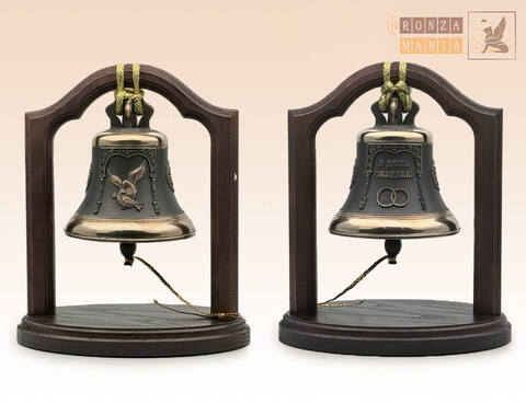 колокол В день свадьбы - высота 130 мм.