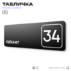 Табличка с номером кабинета 