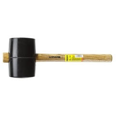 STAYER 1100 г, чёрная резиновая киянка (20505-100)