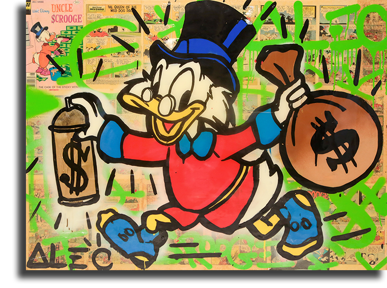 Алекс Монополи Скрудж макдак. Alec Monopoly картины Скрудж. Алек Монополи картины Скрудж макдак. Alec Monopoly картины. Песня скрудж макдак mekhman