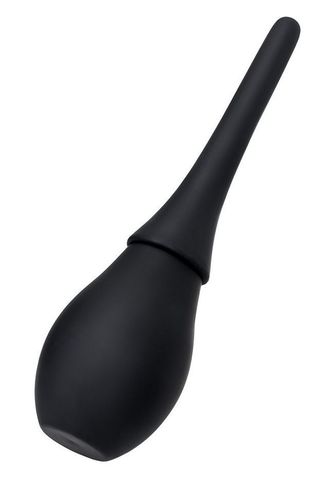 Черный силиконовый анальный душ A-toys с гладким наконечником - A-toys 761312