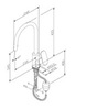 Am.Pm F8012000 Like. смеситель д/кухни с вытяжным изливом. хром. шт.