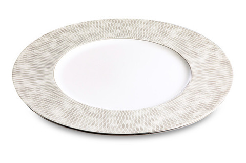 Тарелка подстановочная 30см Narumi Белая мозаика