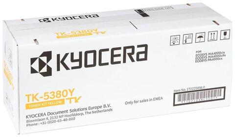 Тонер-картридж Kyocera TK-5380Y для Kyocera PA4000cx, MA4000cix, MA4000cifx 10 000стр.