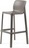 Стул барный Net Stool пластиковый серый Nardi Италия