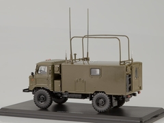 GAZ-66 Command-staff vehicle KShM R-142N khaki 1:43 Start Scale Models (SSM)