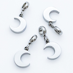 Подвеска Месяц, сталь, размер 9*6 мм, цена за 1 шт