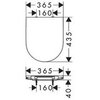 Hansgrohe 60111450 GladeLake S Сидение для унитаза без микролифта, с верхним креплением, белый