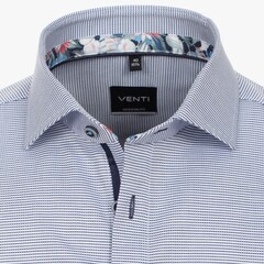 Сорочка Venti Modern Fit 623869300-100 в синей гамме короткий рукав