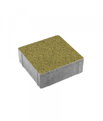 Гранитная тротуарная плитка КВАДРАТ - А.2.К.4 Гранит Желтый