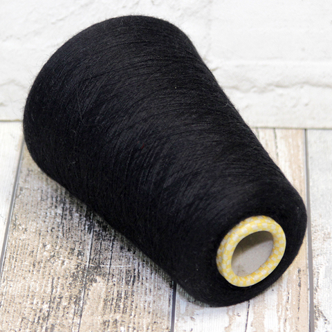Кашемир с кидмохером (30%) CARIAGGI / MOHAIR-CASH 2/48 черный