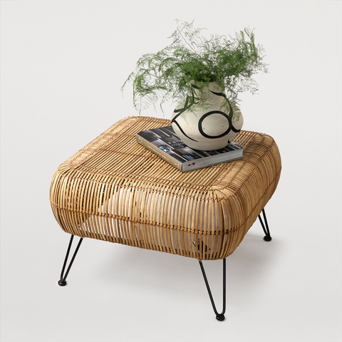 ПЛЕТЕНЫЙ СТОЛИК SILVES COFFEE TABLE NATURAL L