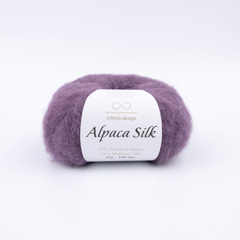 Пряжа Infinity Alpaca Silk 5042 пыльная сирень