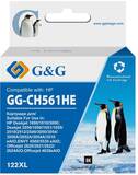 Совместимый струйный картридж G&G GG-CH561HE (CH563H) для HP DJ 1050A, 2050A, 3000, 18 мл, черный