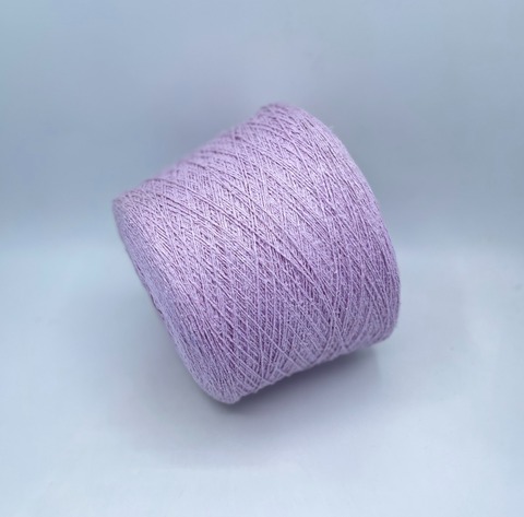 Бобинная пряжа (пр.Италия).art-Seta bourette 2/900 450/100гр, 100%Буретный шелк, цвет-Сиреневый, арт.34007