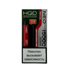Одноразовая электронная сигарета HQD Neo 15000 - Энергетик Яблоко Киви (15000 затяжек)
