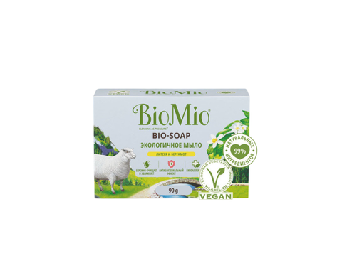 Мыло БиоМио 90г Литсея и бергамот, шт