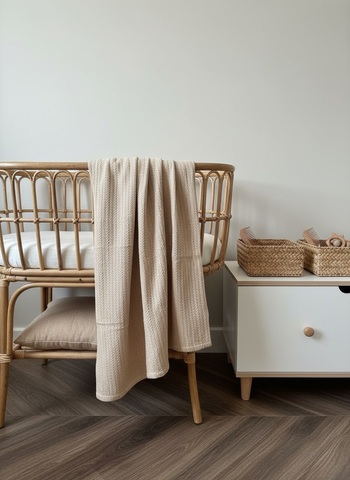 Плед вязаный "Ярко-Бежевый"