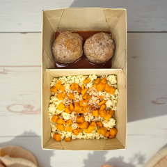 Кускус с тыквой и фрикадельками / 300 гр