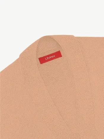 Кардиган с пуговицами из шелка