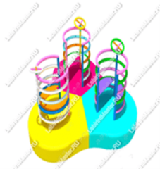 Электрическая карусель детская 4KIDS "Волшебные воронки 2"