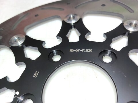 Диск для Harley Davidson SPORTSTER, DYNA, SOFTAIL, TOURING, TRIKE, V-ROD / черный / тормозной / передний / плавающий