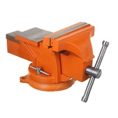 Тиски слесарные с поворотным механизмом 150мм Ермак