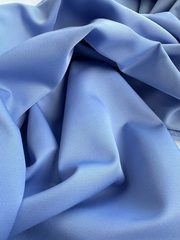 Плащовая смесовая ткань, цвет Голубой