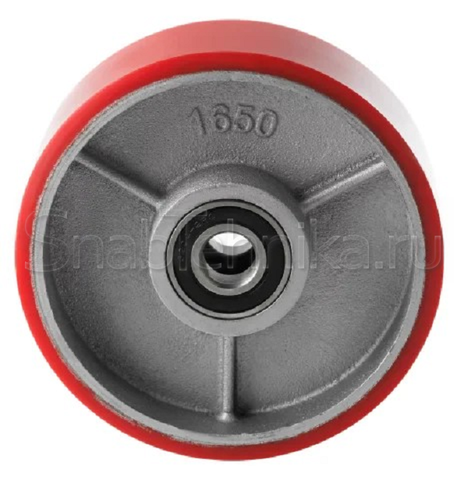 P50+1 Колесо с подшипником для гидравлических тележек 160х50 мм (полиуретан)