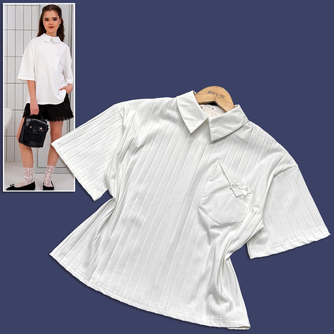 Блуза школьная д (10-13) 260415-WD145