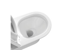 Унитаз напольный, безободковый Оптима 650x340x790