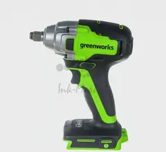 Гайковерт ударный аккумуляторный Greenworks GD24IW400, 24V,б/щет, 1/2'', 400Нм, 1х5Ач, ЗУ, кор (3802907CUG)