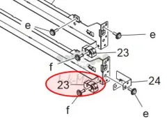 Направляющая Konica Minolta Guide original A1UD102501