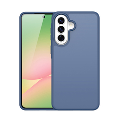 Чехол матовый полупрозрачный темно-синего цвета для Samsung Galaxy A37, A36 и A56, серия Yind Series от Dux Ducis