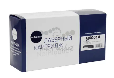 Картридж NetProduct (N-Q6001A) для HP CLJ 1600/2600/2605, Восстановленный, C, 2K
