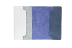 Обложка на паспорт комбинированная "Слоник", синяя
