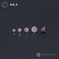 Cubic Zirconia Amethyst CZ