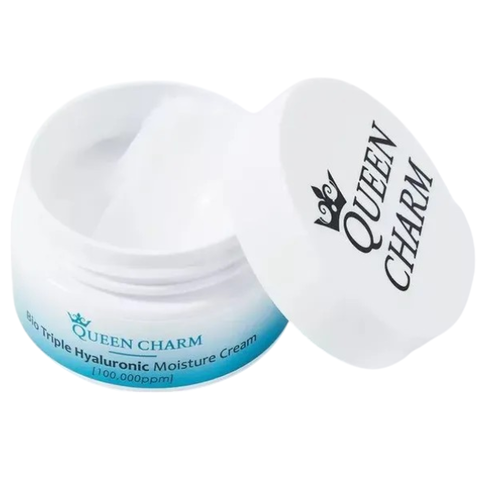 Крем для лица увлажнение Queen Charm Bio Triple Hyaluronic Moisture Cream, 30 мл