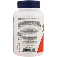 Now Foods, C-500 с шиповником, 250 таблеток