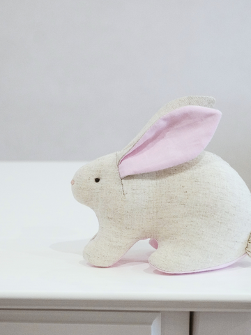 Льняная игрушка Зайка