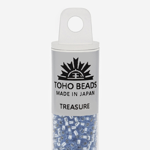 Японский бисер TOHO Treasure (№33), с внутренним серебрением, прозрачный