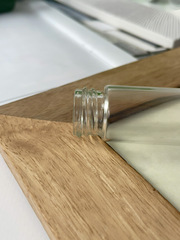 Баночки-бутылочки прозрачные, завинчивающиеся, 15 мл, 7*2,2*2,2 см, набор 6 штук