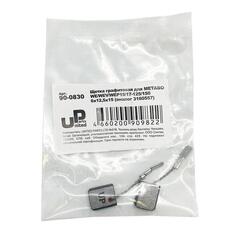 Щетка графитовая UNITED PARTS 6х12,5х15мм для METABO WE/WEV/WEP15/17-125/150 (аналог 316055770) (10шт)