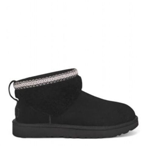 Ugg Classic Ultra Mini Maxi Curly Boot - Black