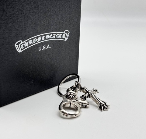 Брелок серебро Chrome Hearts