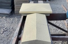 Парапет для забора Шагрень